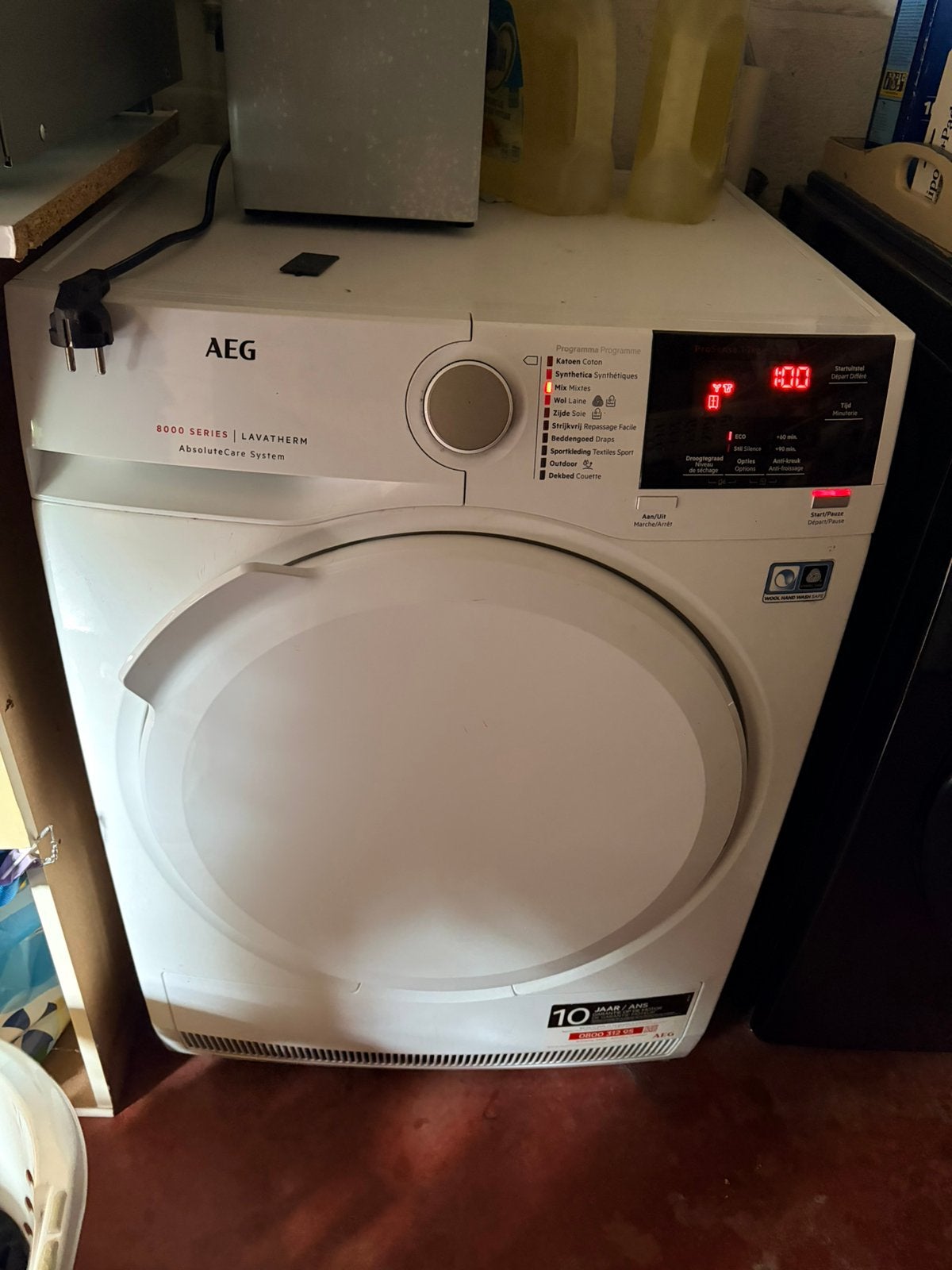 seche linge aeg, Electroménager, Chargeur frontal, Enlèvement, Utilisé, À condensation