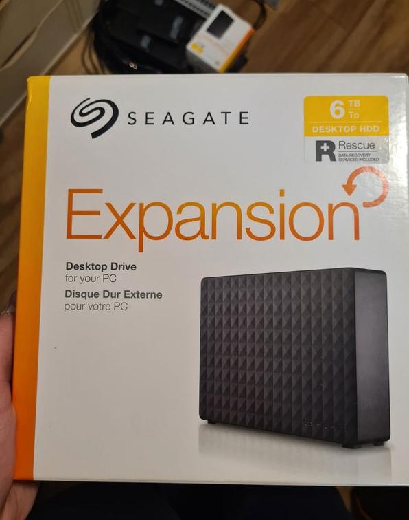 3xSEAGATE 6 TB externe hardeschijf,Neuwprjs:155€,Solden:85€, Computers en Software, Harde schijven, Zo goed als nieuw, Extern
