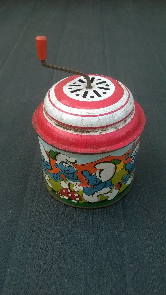 Boîte à musique les schtroumpfs – Vintage, Collections, Schtroumpfs, Enlèvement ou Envoi, Utilisé, Différents Schtroumpfs, Poupée, Figurine ou Peluche