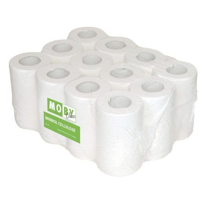 Moby Clean Papierrol Cellulose 120 m x 20 cm – CEL-M1, Enlèvement