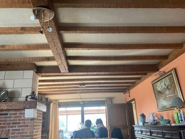 Volle rustieke balken voor plafond, Doe-het-zelf en Bouw, Hout en Planken, Ophalen, Eiken, Zo goed als nieuw, 300 cm of meer
