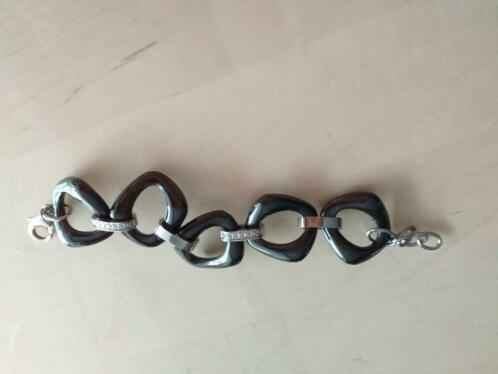 Zwarte armband ongedragen van Victoria, Handtassen en Accessoires, Ophalen of Verzenden, Nieuw