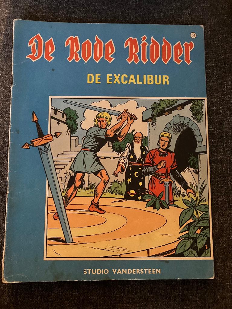 De Rode Ridder - 51 - De excalibur, Boeken, Stripverhalen, Eén stripboek, Ophalen of Verzenden, Gelezen, Willy Vandersteen