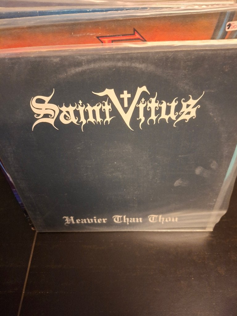 lp - saint vitus - heavier than thou - vak 4, LP, Gebruikt, Ophalen of Verzenden, 12 inch