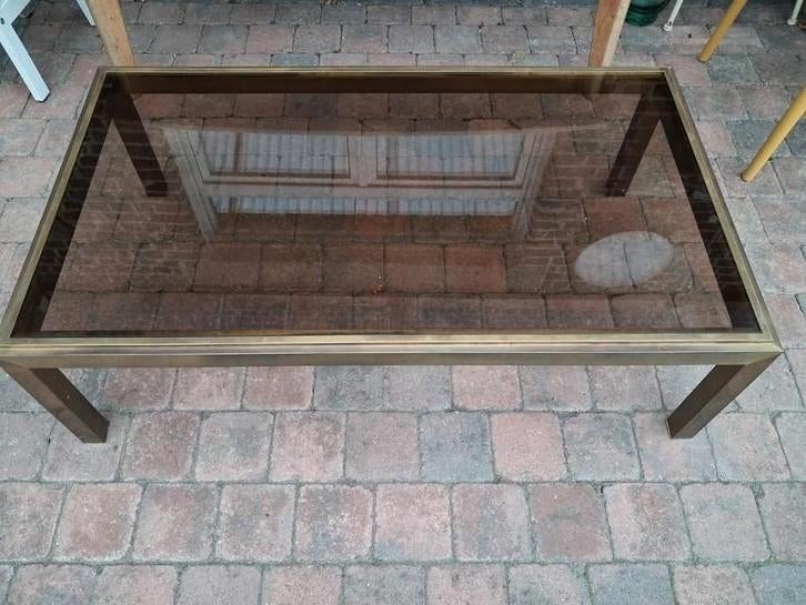 Salontafel. Belgochrome. Glazen blad., Huis en Inrichting, Tafels | Salontafels, Ophalen