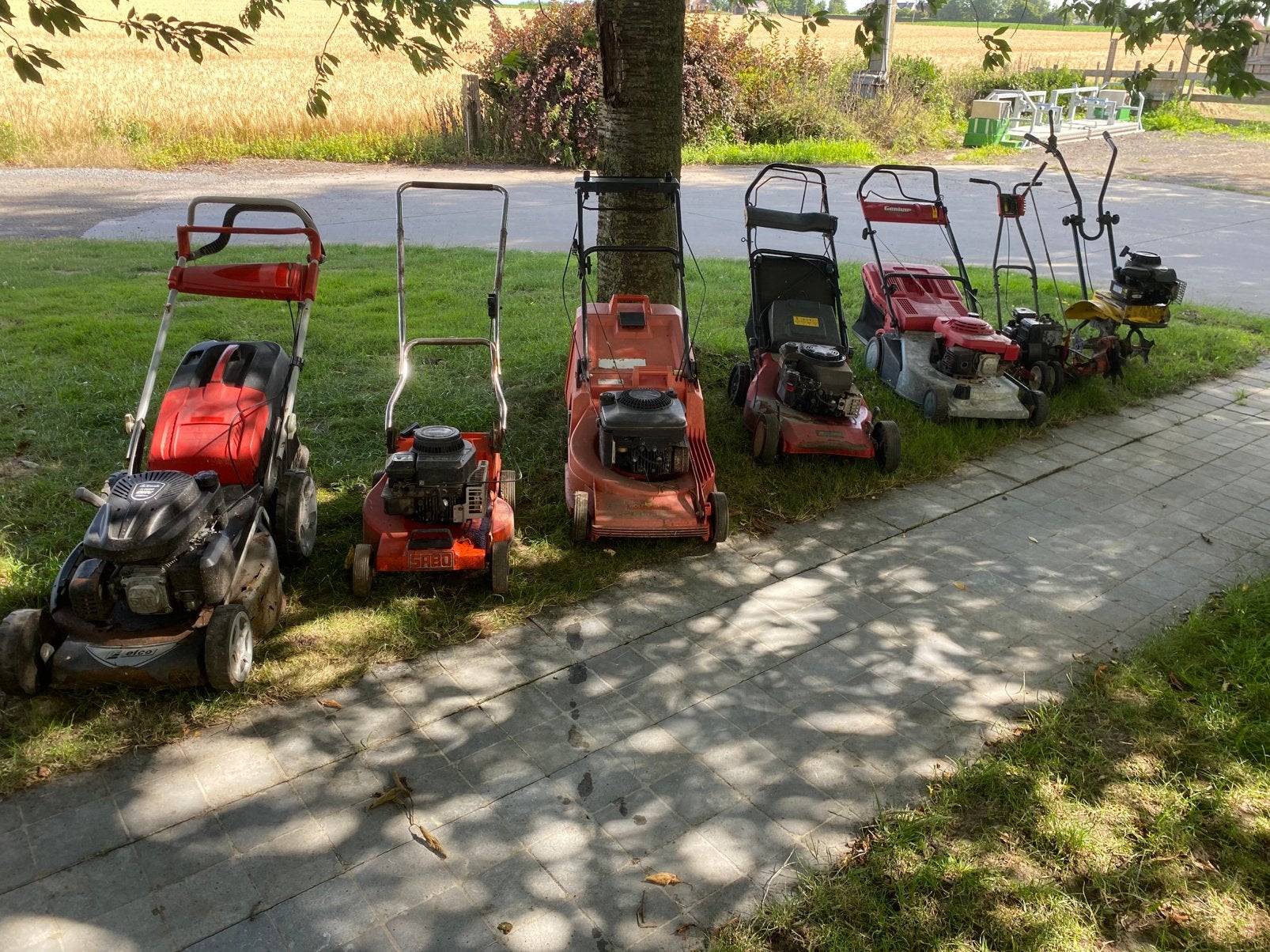 Gezocht: Oude of defecte benzine grasmaaiers en tuinmachines, Ophalen, Benzine