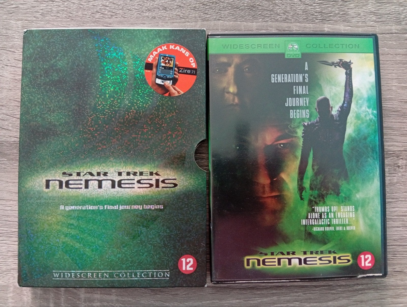 DVD de science-fiction Star Trek Nemesis Patrick Stewart, Enlèvement ou Envoi, Science-Fiction, Comme neuf, Matériel bonus