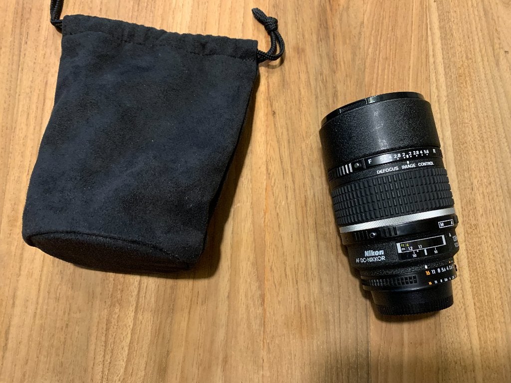 AF-DC Nikkor 135 F2 D, Ophalen, Nikon, Zo goed als nieuw, Standaardlens