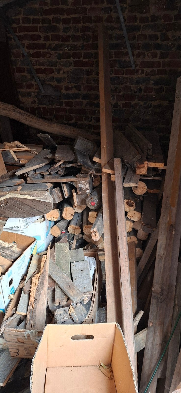 brandhout gratis, Tuin en Terras, Brandhout, Ophalen