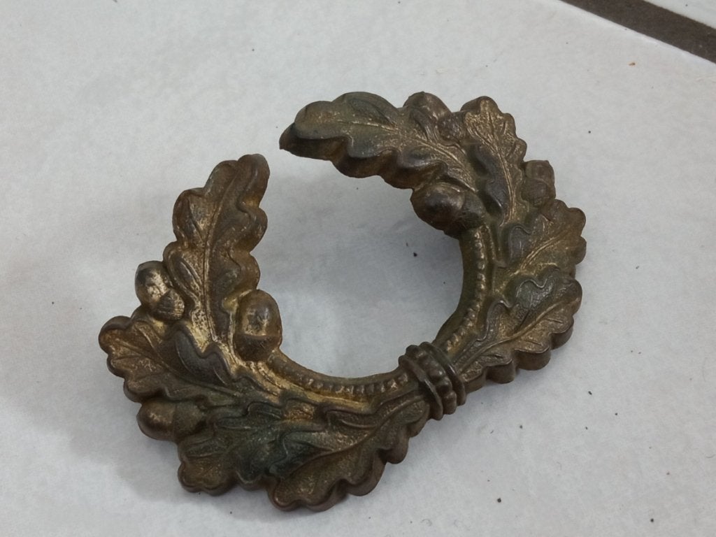 Duitse Militaria WW2-insigne Eichenlaub-pet, Verzamelen, Ophalen of Verzenden, Landmacht, Lintje, Medaille of Wings