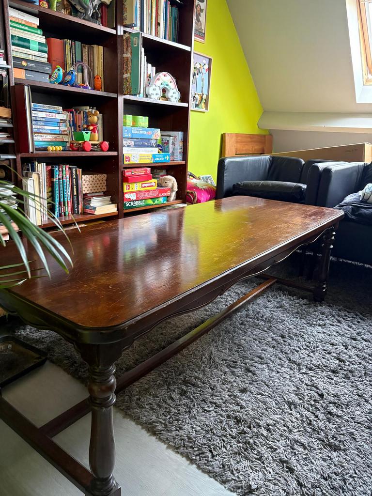 Salon tafel, Huis en Inrichting, Ophalen, Zo goed als nieuw, Kersenhout