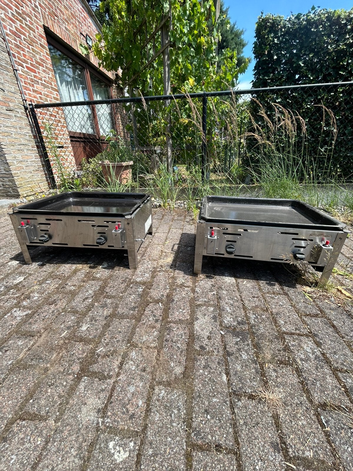 2 Hendi gasbakplaten, Elektronische apparatuur, Contactgrills, Ophalen, Gebruikt