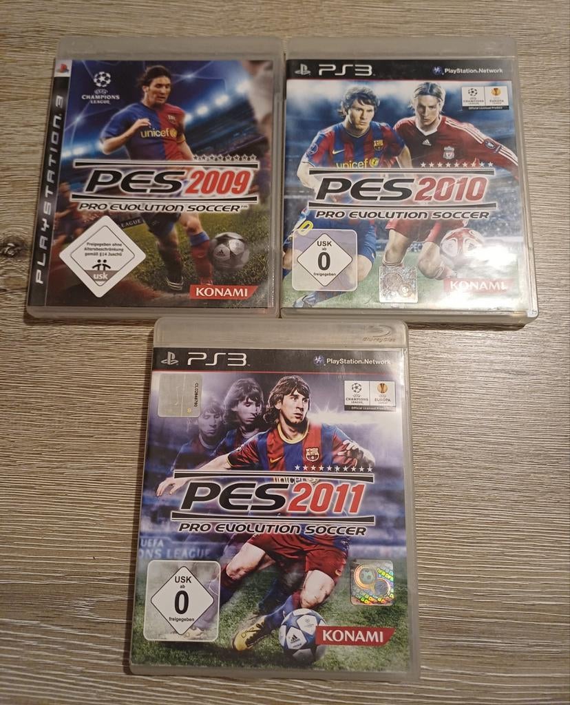 3 spellen Pro Evolution Soccer PS3, Consoles de jeu & Jeux vidéo, Jeux | Sony PlayStation 3, Enlèvement ou Envoi, Comme neuf, Sport