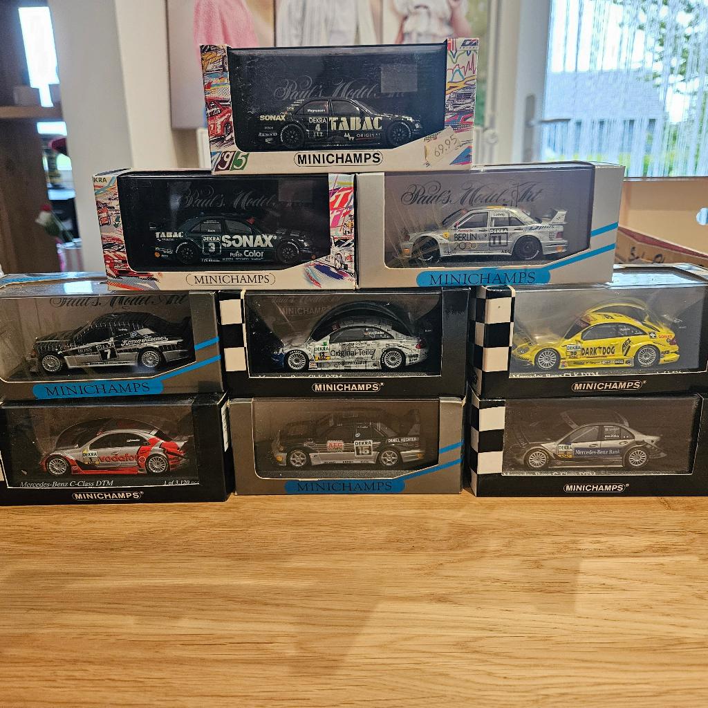 Collection Mercedes DTM 1/43, Ophalen of Verzenden, Nieuw, Auto, MiniChamps