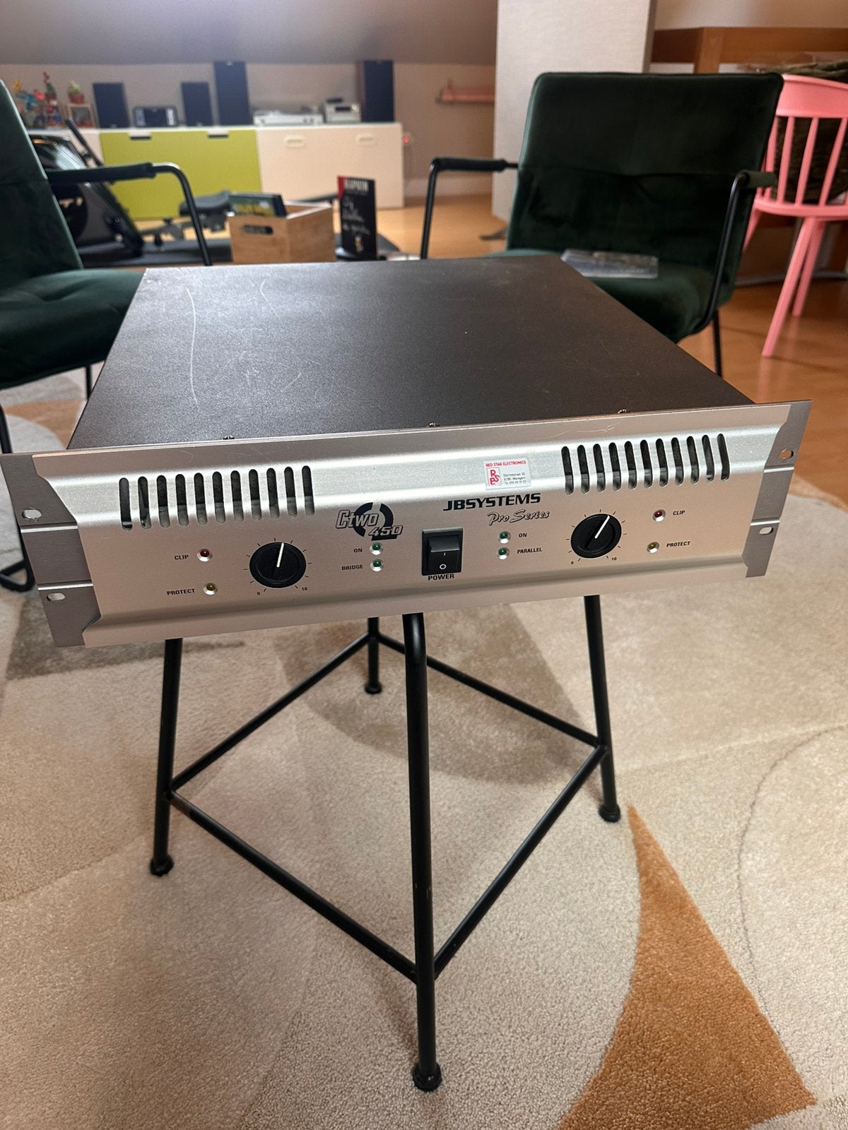 Jb Systems pro series versterker, Ophalen, Gebruikt