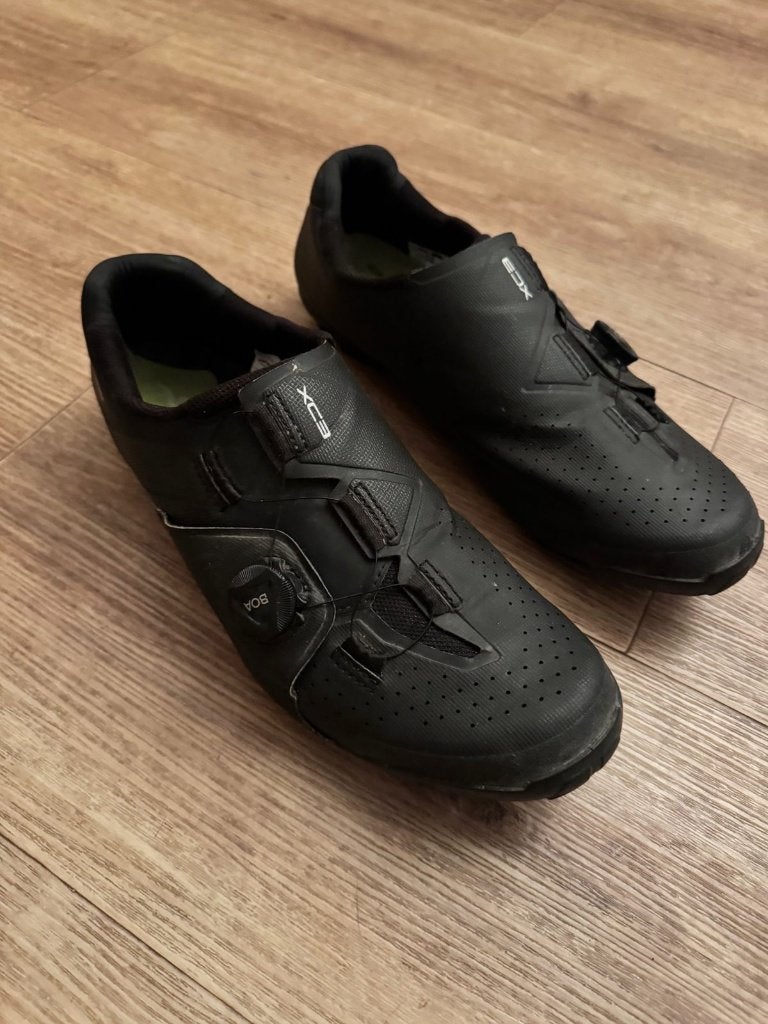 Shimano XC3 gravel MTB schoenen maat 45 zwart BOA, Enlèvement ou Envoi, Autres tailles, Utilisé, Shimano