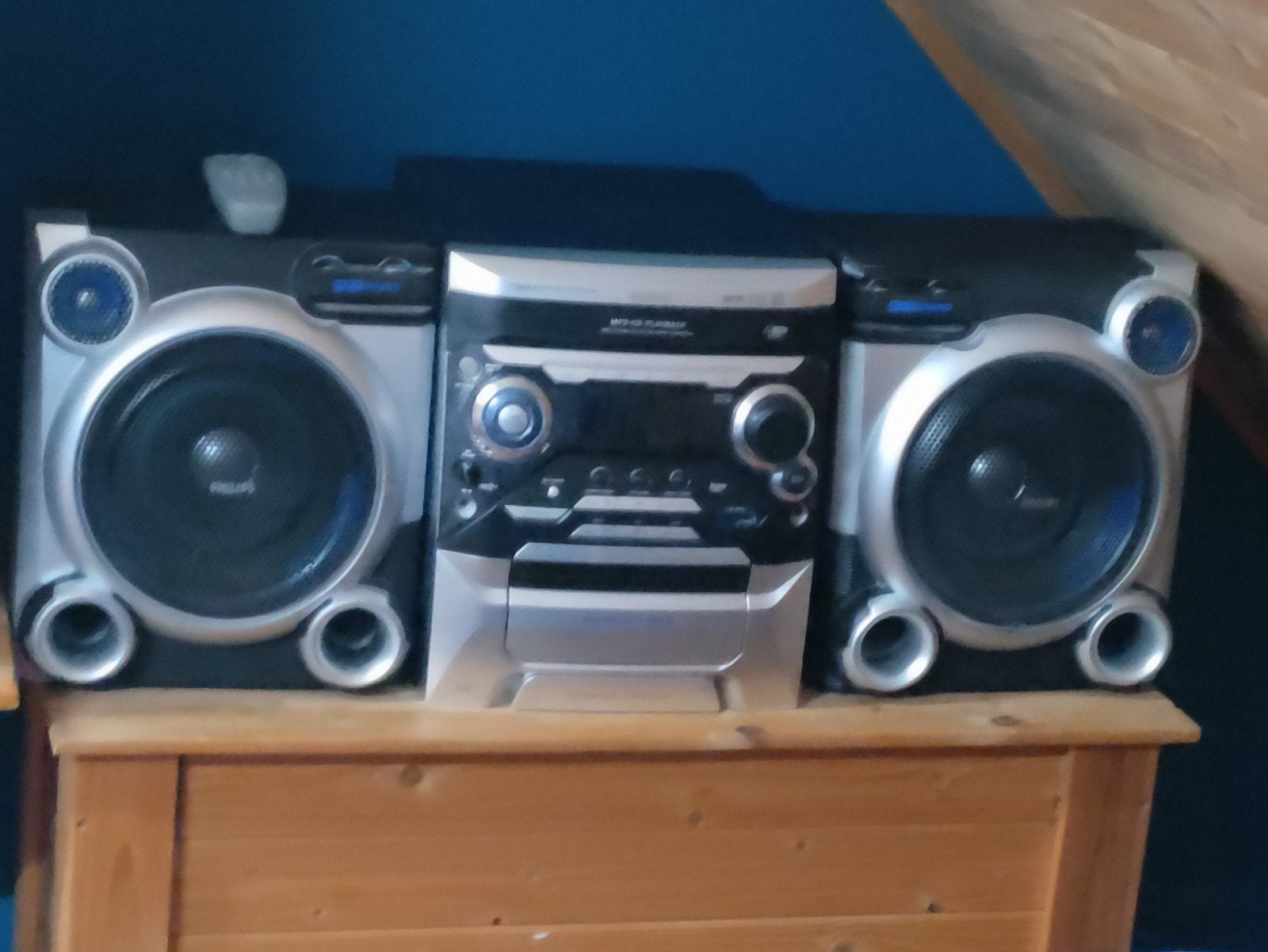 Stereoketen met twee boxen, Ophalen, Zo goed als nieuw, Philips, Losse componenten