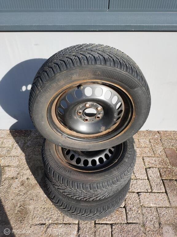 Winterbanden Continental 205/55R16 Contiwintercontact 06525, Auto-onderdelen, Overige Auto-onderdelen, Gebruikt, Ophalen