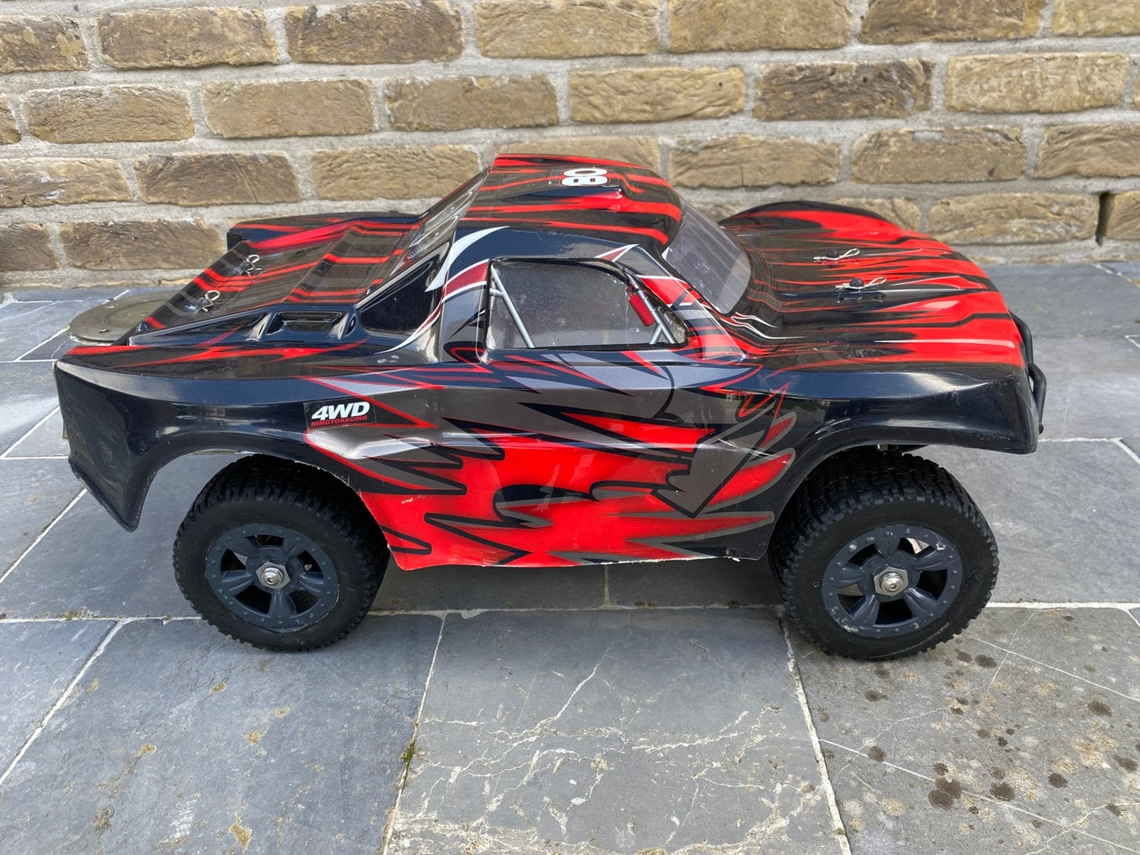 Himoto 1:8 Mayhem RC Short Course Truck, Hobby en Vrije tijd, Gebruikt, Auto offroad, RTR (Ready to Run), Schaal 1:8
