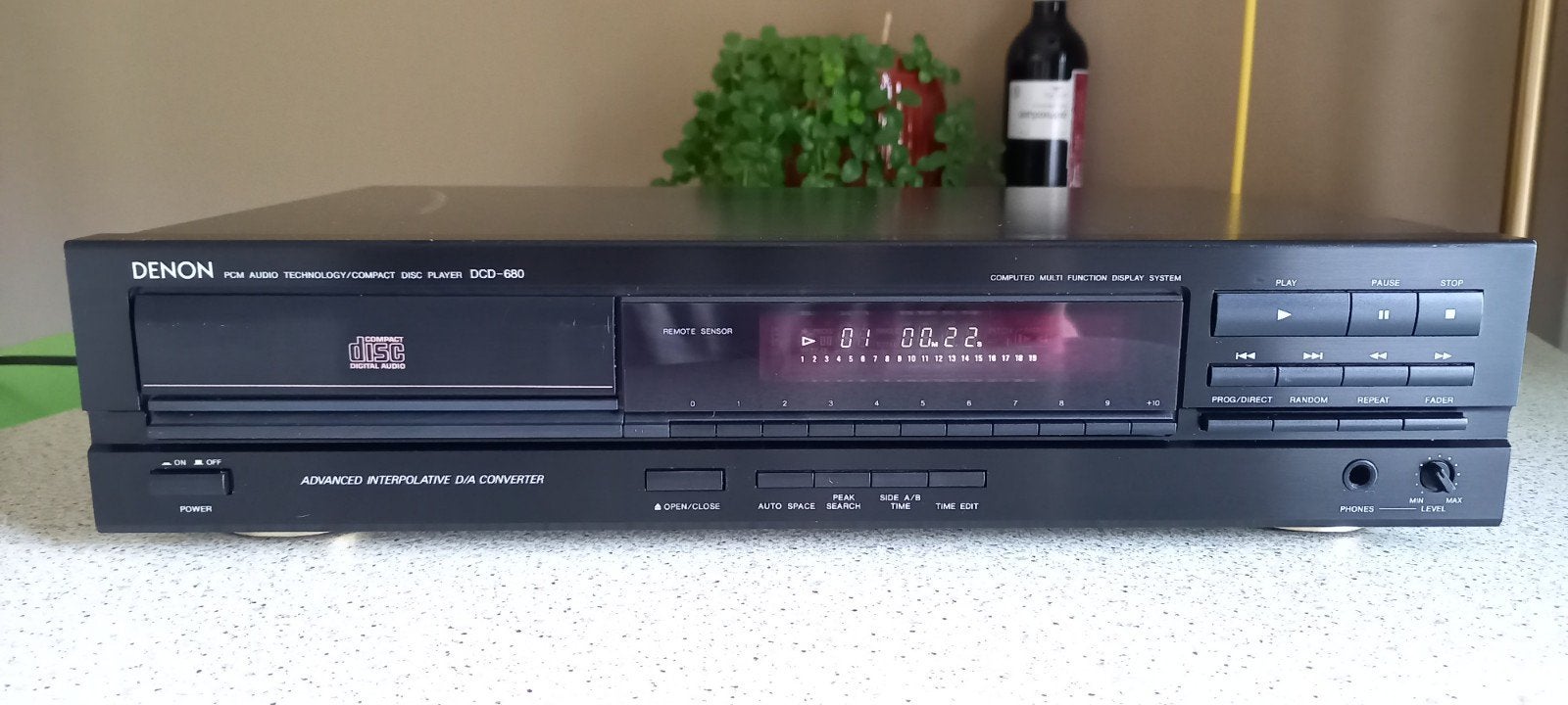 Denon dcd-680 cdspeler met afstandsbediening., Ophalen of Verzenden, Gebruikt, Overige merken