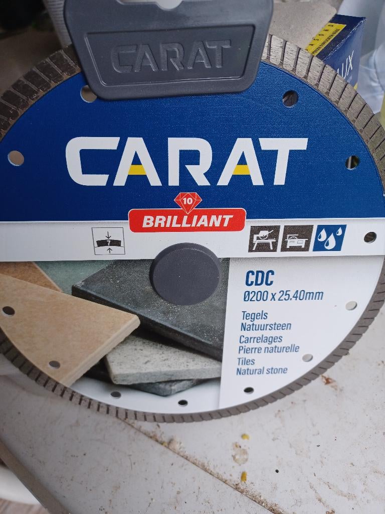 Carat tegelschijf voor op zaagmachine 200mm, Ophalen, Nieuw, Overige typen