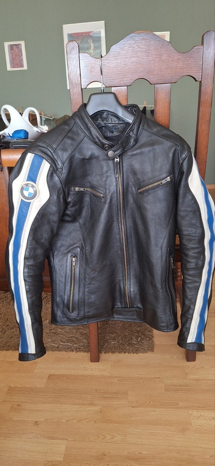 bmw lederen motorjas small, Motoren, Kleding | Motorkleding, Ophalen