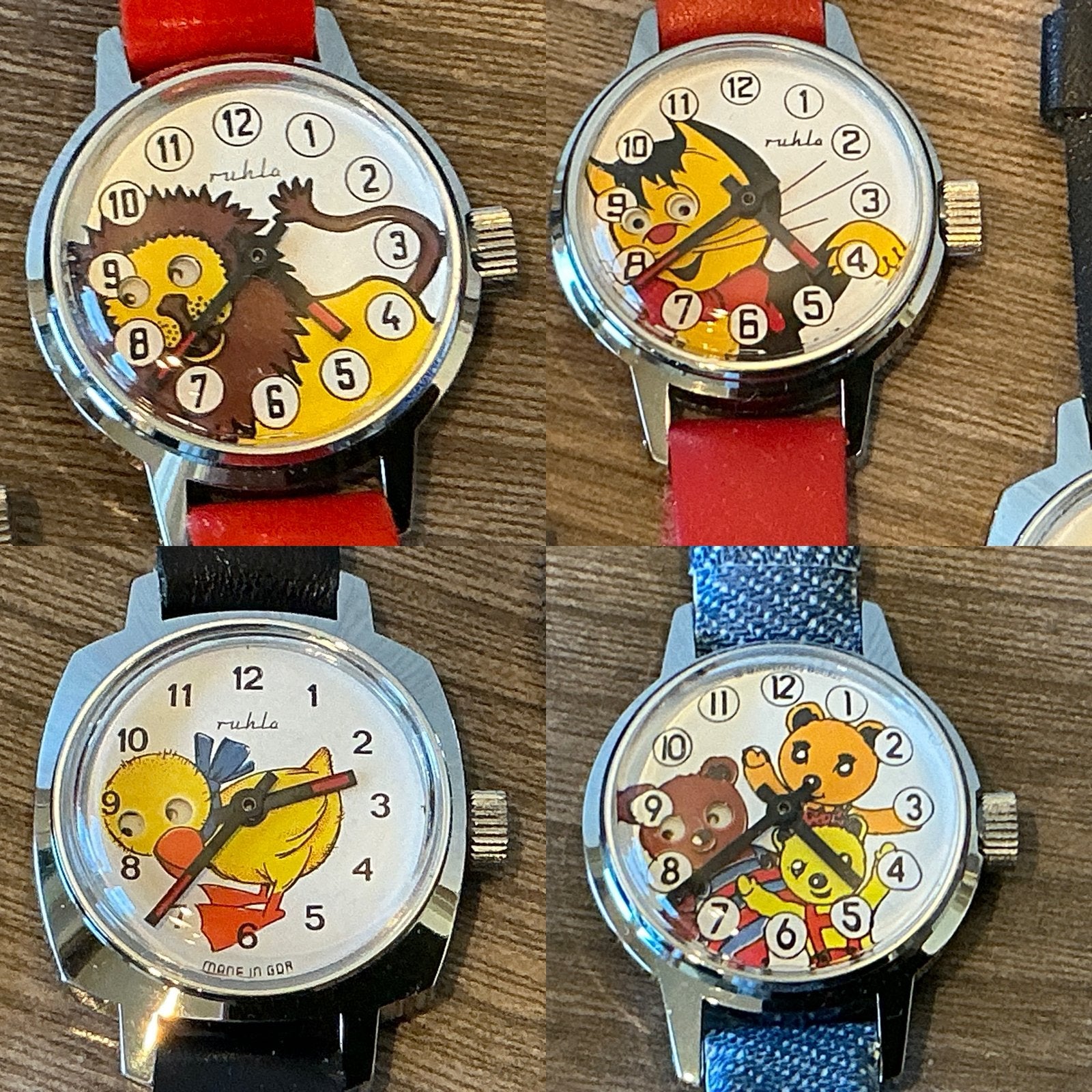 Vintage new old stock ruhla Ddr horloges augenwenders, Ophalen of Verzenden, Zo goed als nieuw