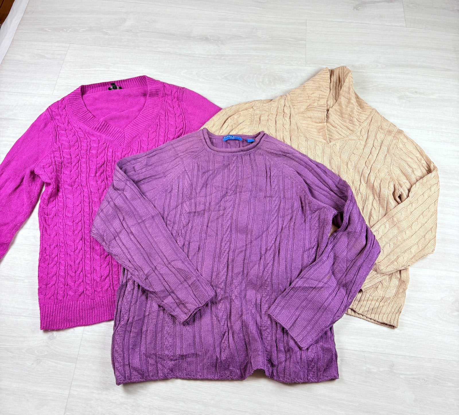 Lot de 50 pulls/gilets en maille d'hiver/automne femme, Enlèvement, Comme neuf