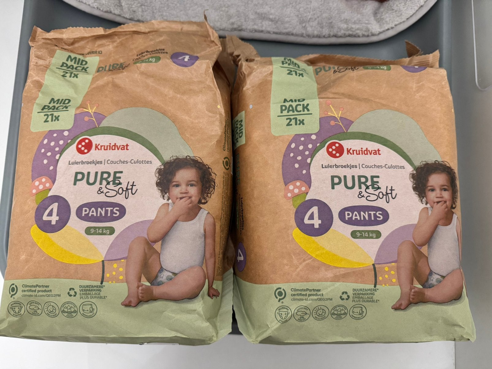Kruidvat Pure & Soft luiers maat 4, Ophalen, Nieuw