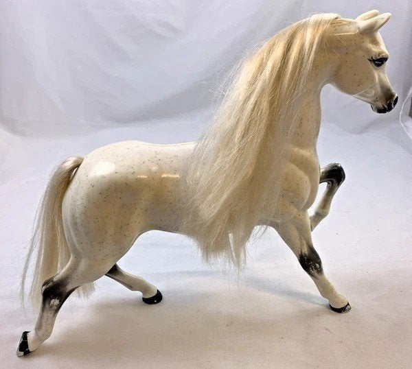 Mattel Barbie Sparkle Beauties Pink Crystal paard 67035 2000, Verzenden, Zo goed als nieuw, Barbie