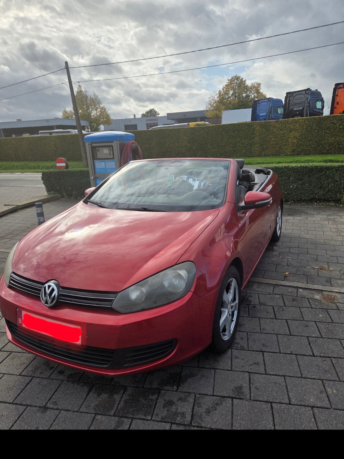 VOLKSWAGEN, VW golf 1k cabrio, Autos, Rouge, Achat, Cabriolet, Boîte manuelle