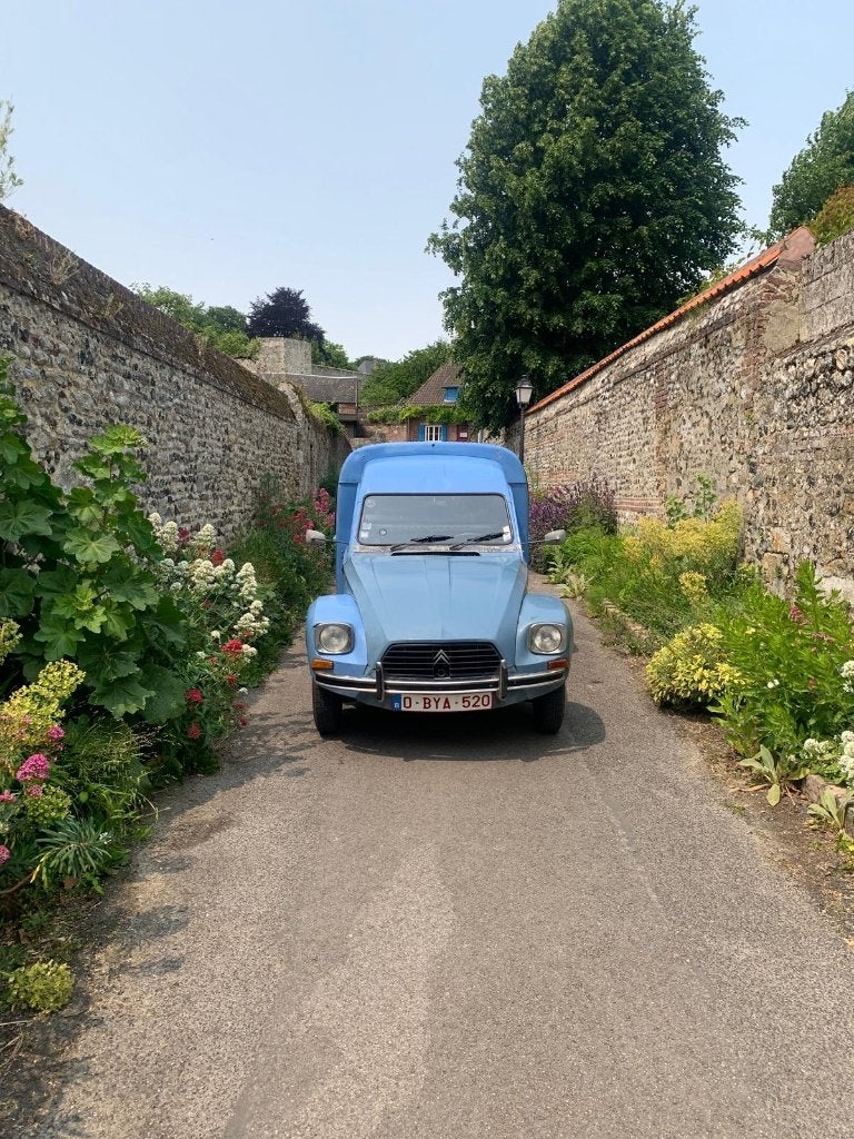 Citroën Acadiane Oldtimer te koop (met nagel nieuwe motor), Auto's, Voorwielaandrijving, 602 cc, Blauw, Handgeschakeld