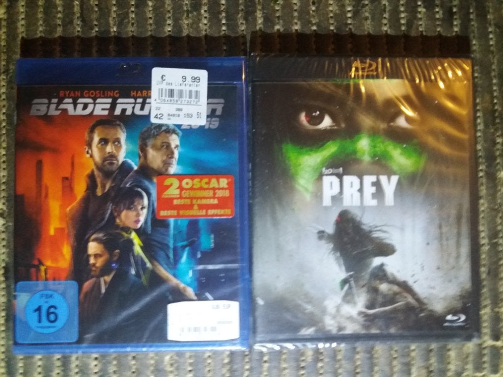 Blade Runner 2049 & Prey (Blu-ray), Vanaf 16 jaar, Film, Science Fiction en Fantasy, Ophalen of Verzenden