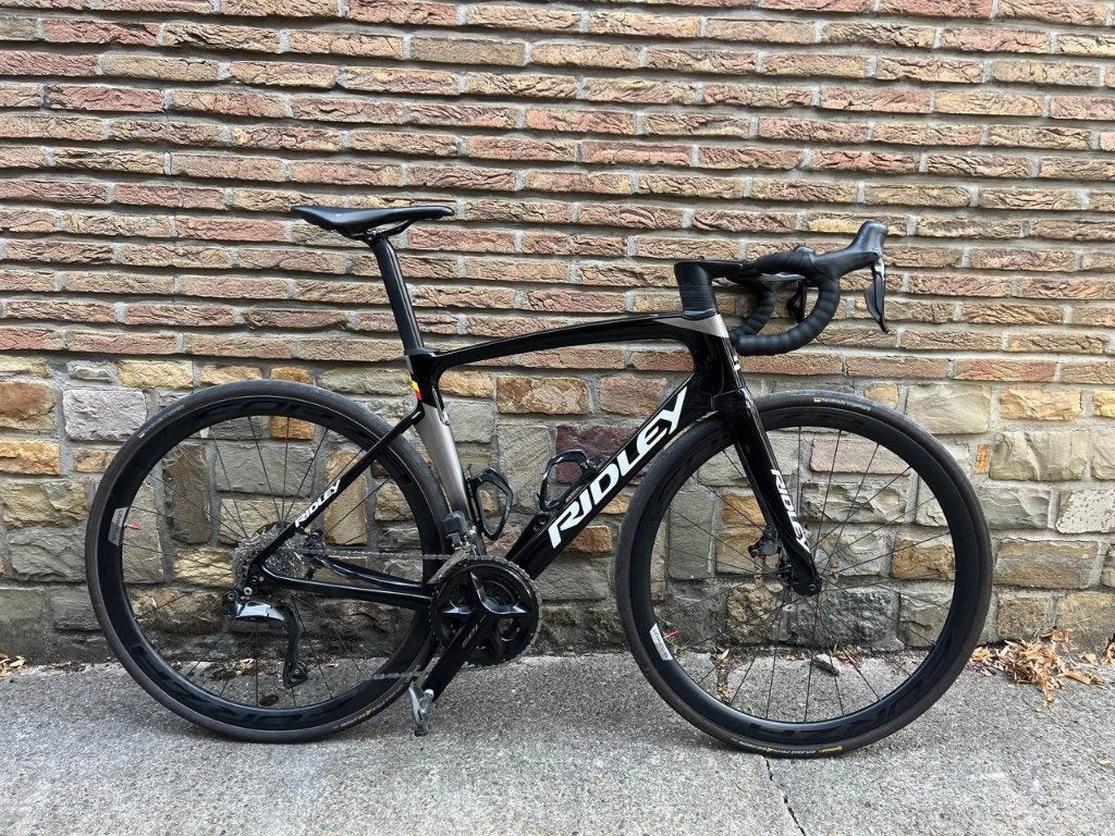 Ridley Noah Fast Disc S - Shimano 105 Di2 - Forza carbon, Gebruikt, Carbon, Schijfrem, Ophalen
