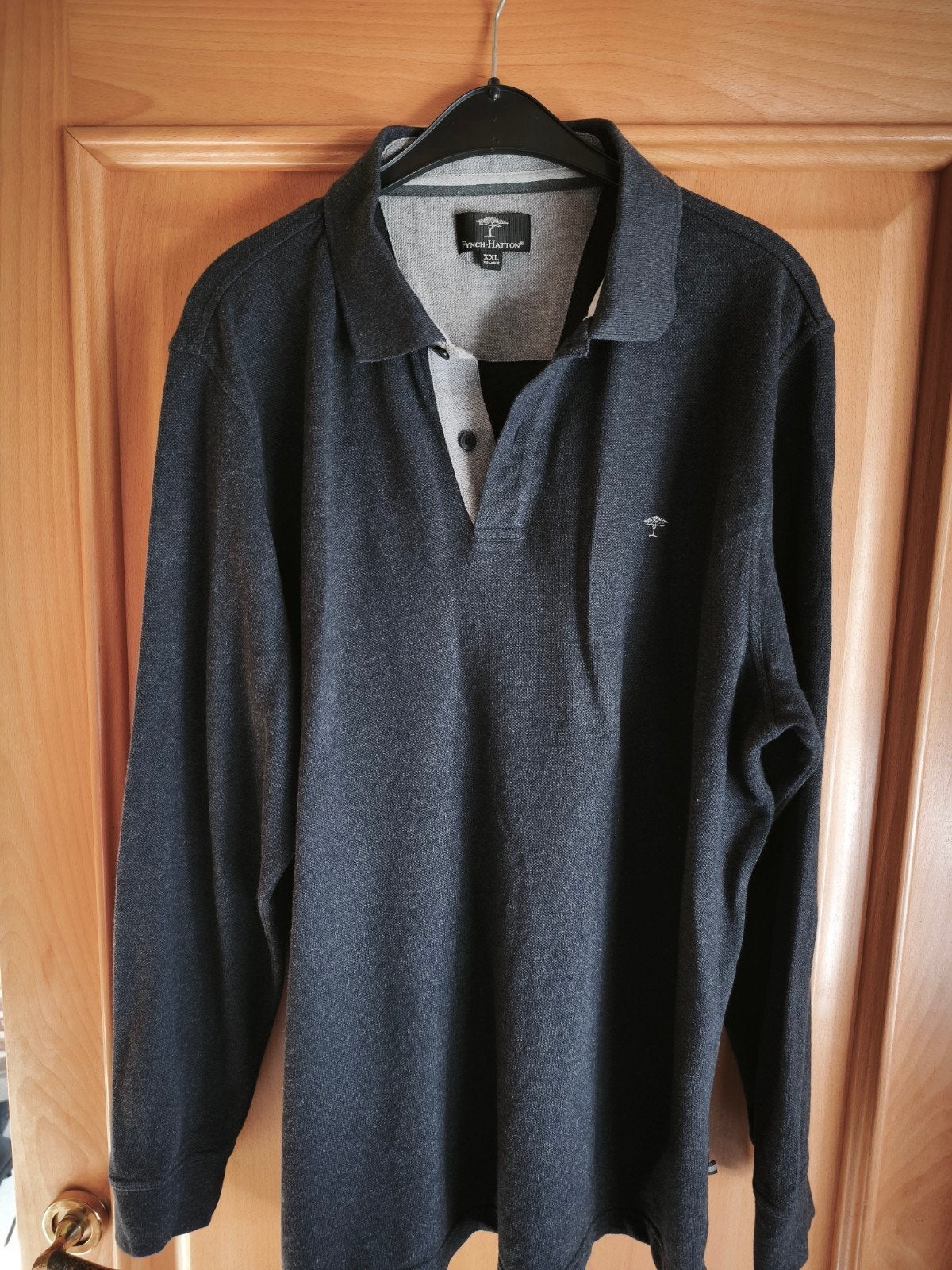 Fynch - Hatton polo met lange mouwen, Nieuw, Overige maten, Ophalen of Verzenden, Grijs