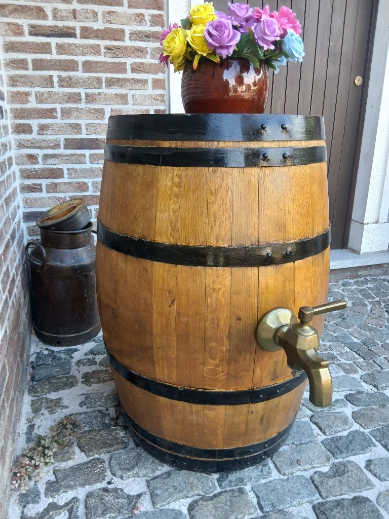 tuinbeeld & wijnvat & bierton & biervat & regenton & vat, Tuin en Terras, Regentonnen, 150 liter of meer, Ophalen, Nieuw, Hout
