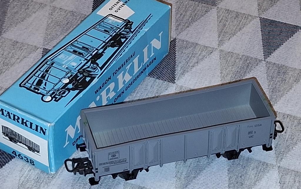 Märklin HO 4638 hoogboordwagon Europ SNCB, Envoi, Comme neuf, Wagon, Märklin