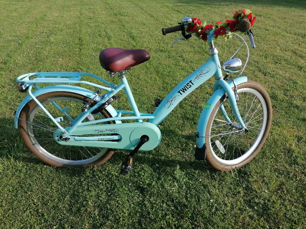 22" meisjesfiets, Fietsen en Brommers, Ophalen, Terugtraprem, 22 inch, Super super