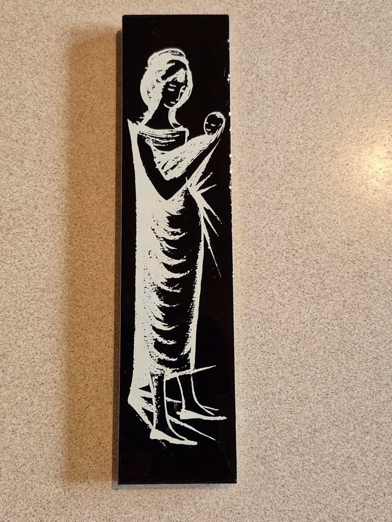 Villeroy & Boch keramiek tegel Madonna met kind, Enlèvement ou Envoi, Comme neuf, Religion