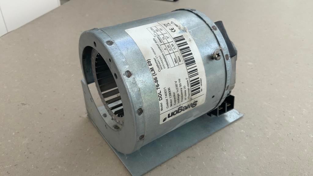 Ventilator DDL 76-86 (LM 59) voor inbouwcassette, Enlèvement, Comme neuf, Encastré, Cheminée au bois