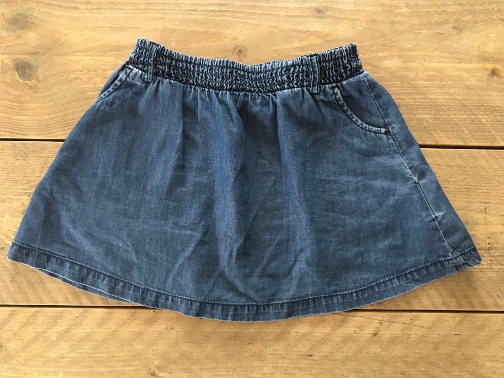 JBC, blauw (lichte jeans) rokje 2 steekzakjes 110, Ophalen of Verzenden, JBC., Meisje, Jurk of Rok