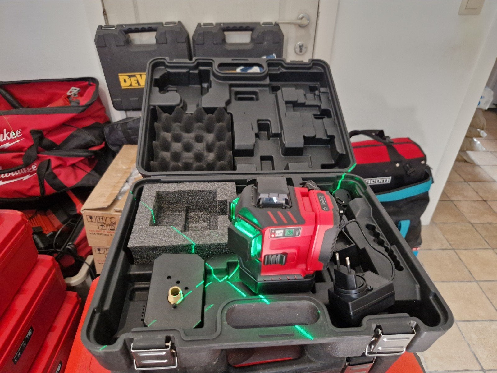 Laser Levelfix CCL460G 3D-kegel, Ophalen