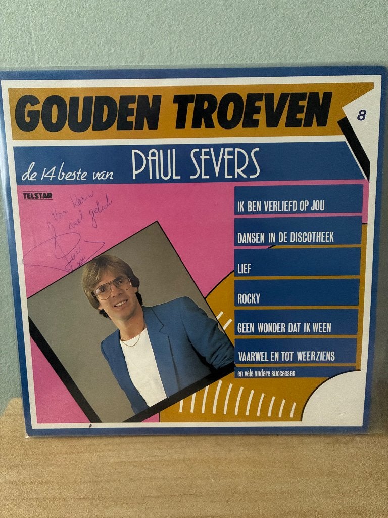 Vinyl / Paul Severs - gesigneerd, Ophalen of Verzenden, Zo goed als nieuw, 12 inch, Levenslied of Smartlap