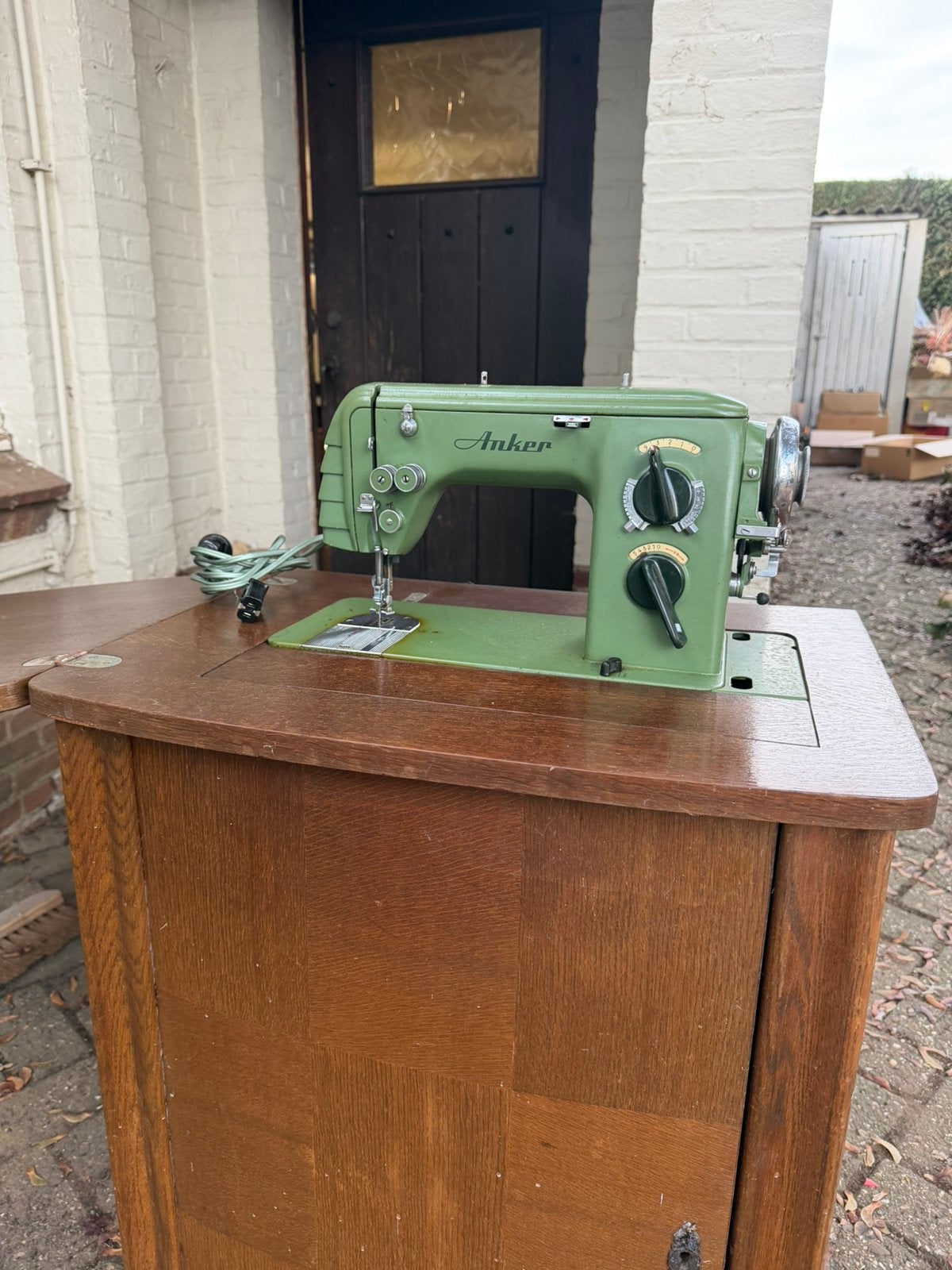 Naaimachine Anker vintage, Ophalen