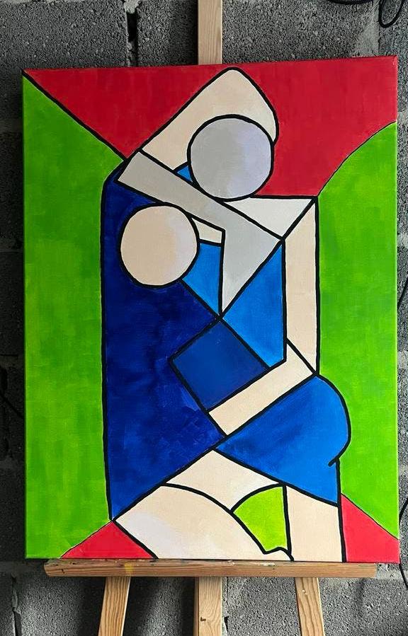 schilderij "couple", Ophalen