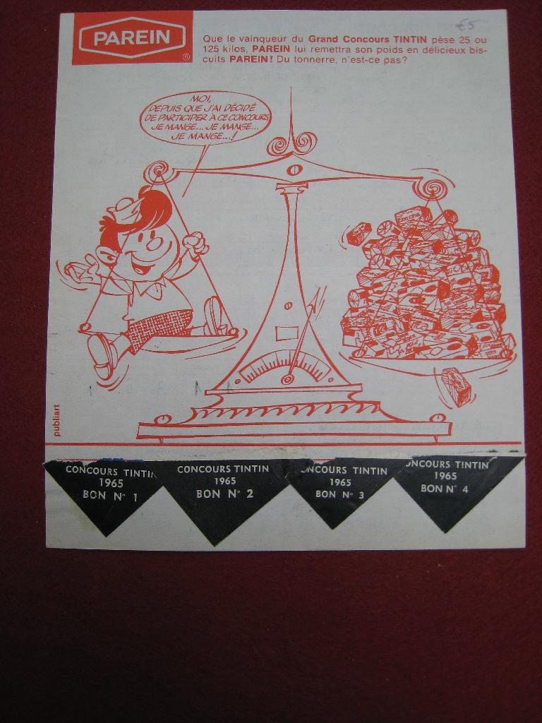 Supplément Tintin Tintin n 11 - 16 mars 1965, Collections, Envoi, Tintin, Comme neuf, Image, Affiche ou Autocollant