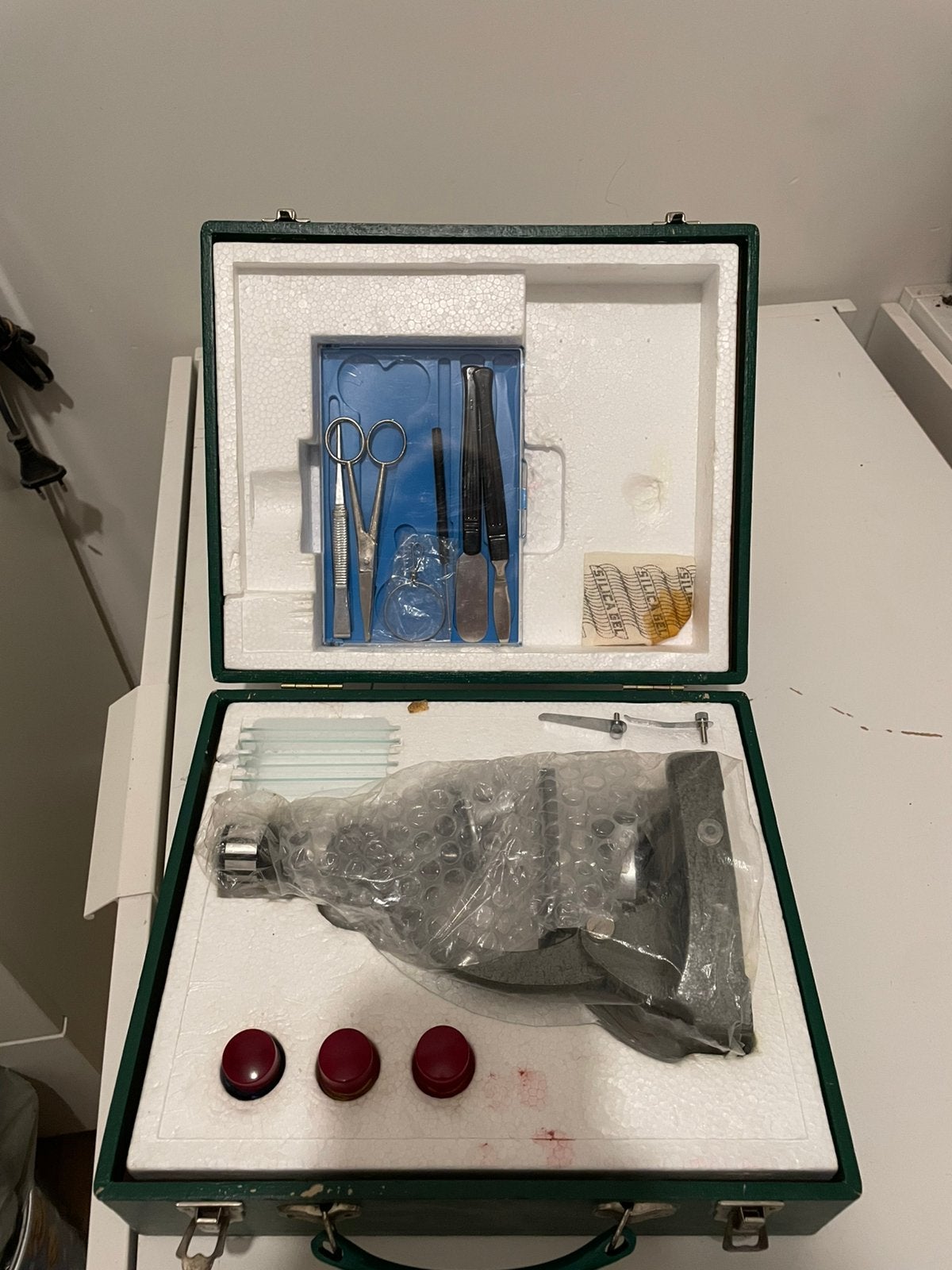 Retro microscoop, Ophalen of Verzenden, Zo goed als nieuw
