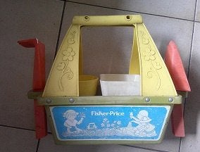 fisher Price Vintage  Set de plage ou de jardinage 1980, Kinderen en Baby's, Speelgoed | Fisher-Price, Ophalen of Verzenden, Gebruikt