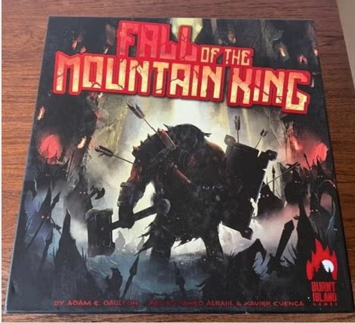 Fall Of The Mountain king - Boardgame, Een of twee spelers, Ophalen of Verzenden, Zo goed als nieuw