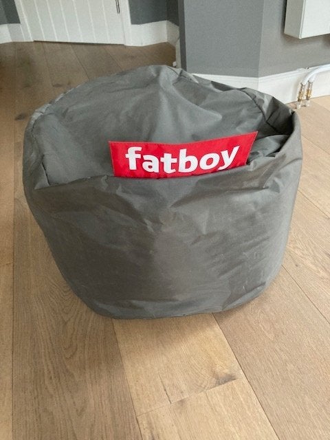 Fatboy Point poef voor binnen 50x50x35 cm, Ophalen of Verzenden, Grijs, Zitzak